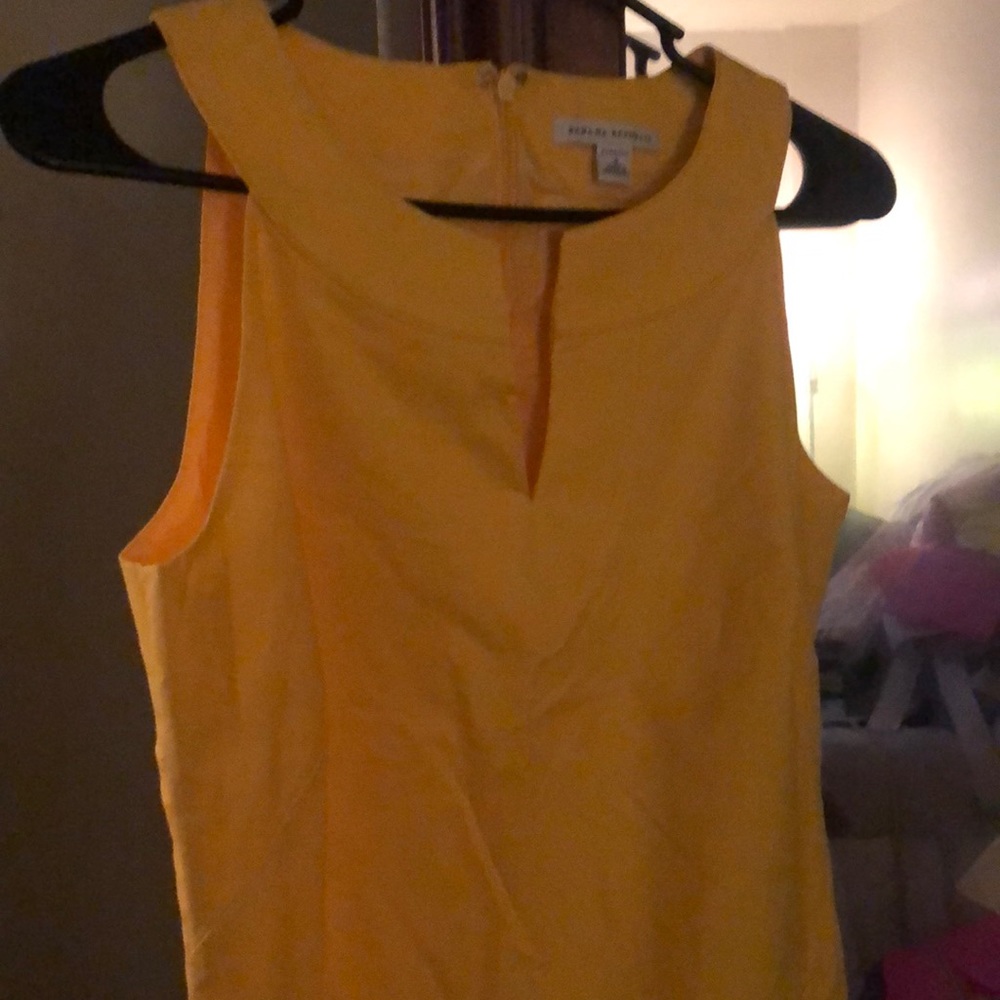 One yellow Banana Republic sun dress